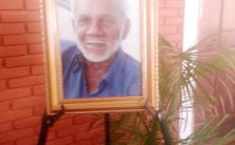 A portrait of the late Dr. Keshav Mangal 