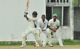 Vishaul Singh looked a complete batsman during his unbeaten first innings half-century yesterday.
