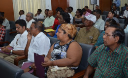 Stakeholders at the meeting (GINA photo)