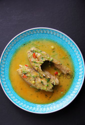 Fish in Herby Sauce (Photo by Cynthia Nelson) 
