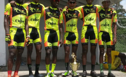  Some of the riders from the potent Team Coco’s outfit. 