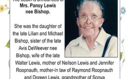 Mrs. Pansy Lewis 