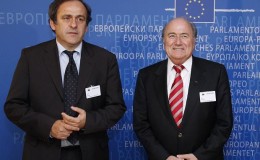 Michael Platini (left) and Sepp Blatter