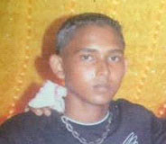 Shamshudar Deolall when he was 15 