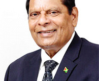 Prime Minister Moses Nagamootoo