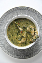 Crab and Callaloo Soup Photo by Cynthia Nelson 