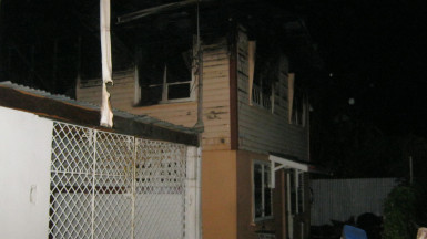 The burnt house. 
