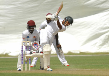 Vishaul `Cheesy’ Singh’s second ton was a mixture of patience, timing and confidence. (Orlando Charles photo) 