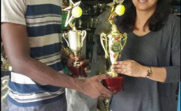 Jamal Goodluck, GTA’s PRO and Trophy Stall co-owner Devi Sunich.
