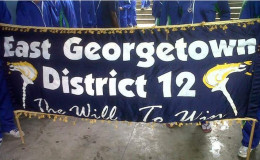 East Georgetown’s banner depicting their motto: “The Will To Win.”