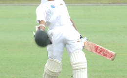Vishaul Singh stroked his seventh first-class ton to put the Guyana Jaguars in a strong position at the end of the second day of their Regional four-day match against the Windward Islands Volcanoes.