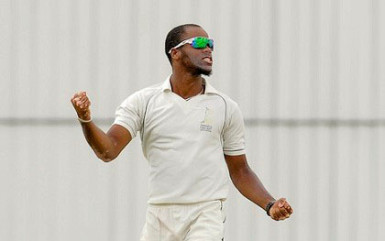 Part-time off-spinner John Campbell … picked up career-best figures in Red Force’s second innings.