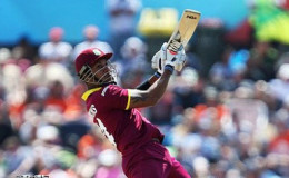 Opener Lendl Simmons … top-scored with 51 for Riders.