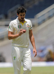 Australia fast bowler Mitchell Starc … in doubt for West Indies series.  