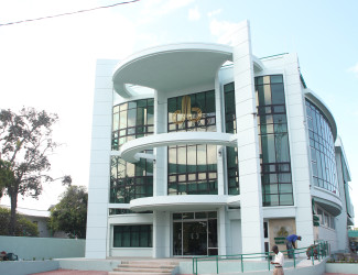 The New Demerara Bank Limited Head Office and Corporate Banking Branch at 214 Camp Street, between New Market and Lamaha streets. (Photo by Keno George)