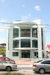 The new Demerara Bank headquarters at Lot 214 Camp Street Georgetown, between Lamaha and New Market streets is now set for opening. It was built at an estimated cost of between $900 million and $1 billion. (Keno George photo) 
