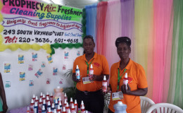 Roxanne Beresford and Claudette Croft used Business Exposition 2015 to self-promote. They quickly identified the supermarkets their air fresheners are sold at and spoke to Stabroek News about expanding. They noted that they used the expo to familiarise themselves with potential customers and to network as much as they could. They had hoped for larger businesses to be present that could offer them opportunities to carry their product.