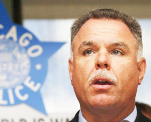 Chicago Police Superintendent Garry McCarthy speaks at a news conference in Chicago, Illinois in this September 3, 2013 file photo. McCarthy was fired December 1, 2015, after it took 13 months to charge a white police officer with the shooting death of a black teenager. Reuters/Jim Young/Files 