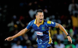 All-rounder Rayad Emrit … claimed two wickets and struck 54 not out to steer Bulls to victory.
