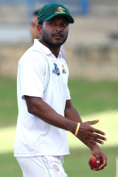 Veerasammy Permaul took five wickets 