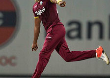 Dwayne Bravo … stroked 53 for Dolphins in a losing cause.
