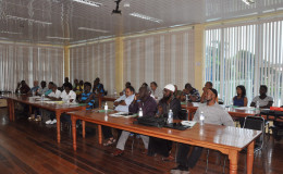 A section of the participants at last Saturday’s meeting between sports associations and the National Sports Commission.