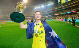 Steve Smith became the fourth Australia player and 11th player overall to win the prestigious Sir Garfield Sobers Trophy after being named as the (Caption) Steve Smith, above, became the fourth Australia player and 11th player overall to win the prestigious Sir Garfield Sobers Trophy after being named ICC Cricketer of the Year 2015. (Picture ICC website)