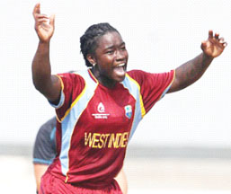West Indies star Deandra Dottin … took two wickets but failed with the bat.