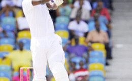 West Indies all rounder Jason Holder played a captain’s knock top scoring with a fine innings of 60 as the West Indies finally showed some fight before losing the second test by 177 runs yesterday. (Photo courtesy WICB media)