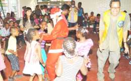 The Lions Club of Central Demerara, in keeping with its annual tradition, took Christmas cheer to more than two hundred and fifty East Bank Demerara children at its recent event.