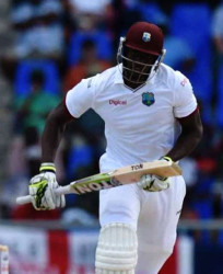 Captain Jason Holder after  his half-century in the second innings of the Melbourne Test on Tuesday. (Photo courtesy WICB Media) 