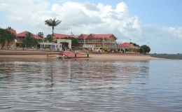 The newly opened Aruwai Resort located in Region Seven, minutes away from Bartica. (Ministry of the Presidency photo)