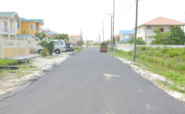 One of the newly done roads in Diamond
