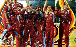 FLASHBACK! The West Indies team which won the T20 World Cup tournament in 2012.
