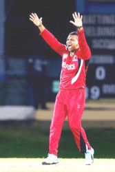 Off-spinner Sunil Narine picked up two wickets with a new action. 