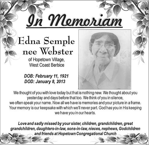 Edna Semple nee Webster