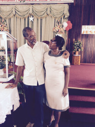 Mr and Mrs David-Longe in church recently