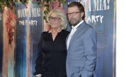ormer Abba member Bjorn Ulvaeus and his wife Lena Kallersjo arrive for the premiere of "Mamma Mia! The Party" at Tyrol restaurant in Stockholm, Sweden, January 20, 2016. REUTERS/Anders Wiklund/TT News Agency