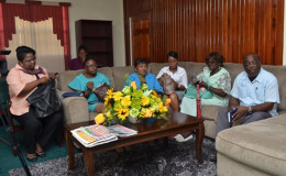 Executives of the Guyana Labour Union (GLU) (GINA photo)