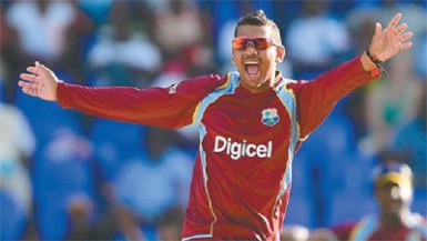 Off-spinner Sunil Narine … only West Indies player in top 20 of the ODI rankings. 