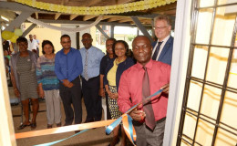 Opening of the EU-funded CAC in Berbice last year (File photo)