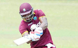 West Indies all-rounder Andre Russell … blasted an unbeaten 35 off 20 balls.