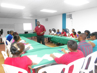 Kirk Clarke conducting a seminar