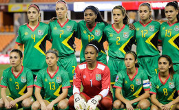 Guyana’s national female football team, the Lady Jags, above, was eliminated from the World Cup competition following last night’s 1-5 defeat to the Trinidad Soca Princesses.

