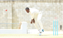 West Indies left-arm seamer Sheldon Cottrell. 