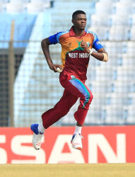 Young paceman Alzarri Joseph … expected to be a threat for Hurricanes against Red Force. 
