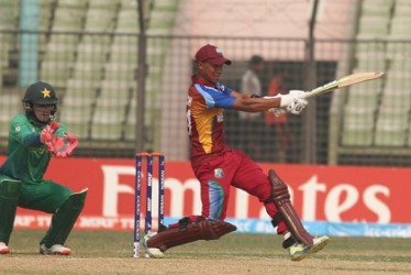 Wicketkeeper/batsman Tevin Imlach … believes his stumping set the tone in the Youth World Cup final. 