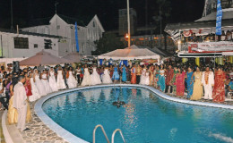 Weddings Expo: Models assemble at the Roraima Duke Lodge poolside for a  photo shoot.