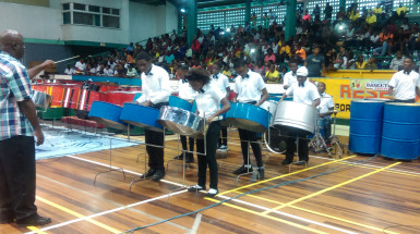 Winner of the Small School Band category, playing “The Song of Guyana’s Children.”