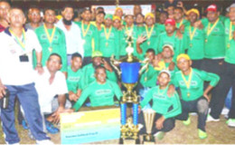 FLASHBACK! GFSCA Wolf’s Warriors softball team, winners of the Open category of “Guyana Softball Cup 4” which was played in Guyana November 2nd 2014.